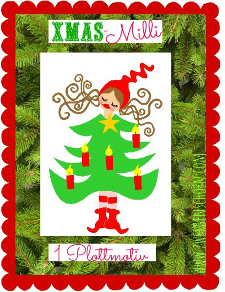 ♥XMAS-Milli♥ Plottmotiv PLOTTER Tannenbaum