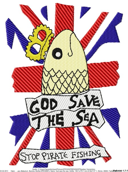 ♥GOD save the SEA♥ 1€-SPARbie STICKMOTIV