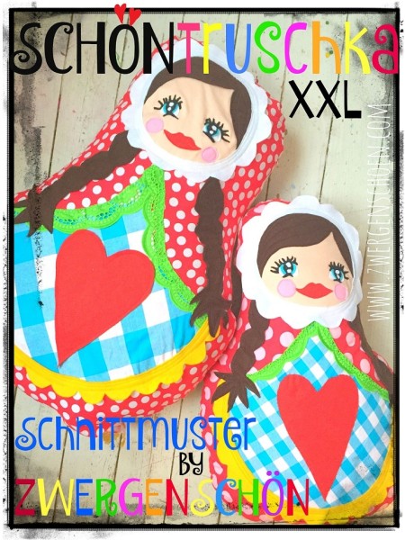 ♥SCHÖNtruschka♥ SCHNITTMUSTER Matroschka MATRUSCHKA 1€-SPARbie